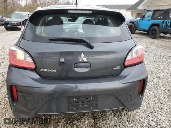 ✅ 2024 Mitsubishi Mirage Black Edition • VIN: ML32AWHJ8RH036221 • Lot: 91677465. Listed on Copart with 3,836 mi. Free auction sales archive from the USA and detailed vehicle history report at DreamBid. Image 6.