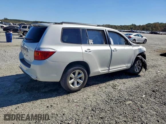 ✅ 2009 Toyota Highlander • VIN: JTEDA41A892002217 • Lot: 94538555. Listed on Copart with Not provided. Free auction sales archive from the USA and detailed vehicle history report at DreamBid. Image 3.