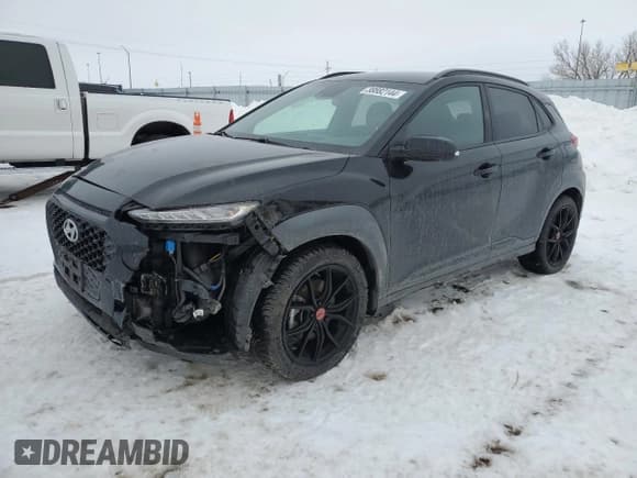 ✅ 2021 Hyundai Kona Night Edition • VIN: KM8K6CA59MU675794 • Лот: 38882144. Опубликован ранее на Copart с пробегом 36 947 миль. Бесплатный доступ к архиву аукционных продаж из США и подробный отчёт об истории автомобиля на DreamBid. Изображение 1.