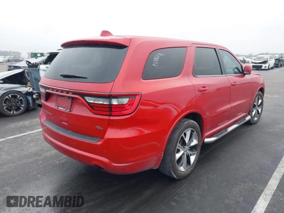 ✅ 2014 Dodge Durango R/T • VIN: 1C4SDJCT8EC383510 • Lot: 43559201. Listed on IAAI with 189,831 mi. Free auction sales archive from the USA and detailed vehicle history report at DreamBid. Image 4.