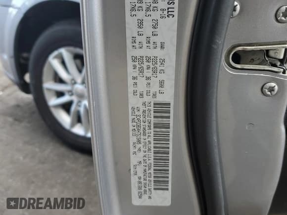 ✅ 2017 Dodge Journey SXT • VIN: 3C4PDDBG4HT515005 • Lot: 92676935. Wystawiony na Copart z przebiegiem 163 521 mil. Bezpłatny archiwum sprzedaży aukcyjnych z USA i szczegółowy raport historii pojazdu na DreamBid. Zdjęcie 12.