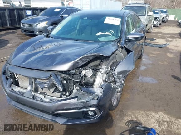 ✅ 2019 Honda Civic EX-L • VIN: 19XFC1F75KE215847 • Lot: 41461920. Listed on IAAI with 36,813 mi. Free auction sales archive from the USA and detailed vehicle history report at DreamBid. Image 6.