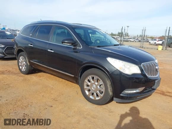 ✅ 2014 Buick Enclave Leather • VIN: 5GAKVBKD1EJ189766 • Lot: 43685584. Listed on IAAI with 163,992 mi. Free auction sales archive from the USA and detailed vehicle history report at DreamBid. Image 1.