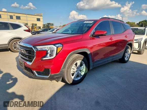 ✅ 2024 GMC Terrain SLE • VIN: 3GKALMEG2RL393996 • Lot: 84753285. Listed on Copart with 12,129 mi. Free auction sales archive from the USA and detailed vehicle history report at DreamBid. Image 1.
