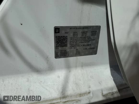 ✅ 2018 Chevrolet Suburban LT • VIN: 1GNSKHKCXJR115671 • Lot: 48954845. Wystawiony na Copart z przebiegiem 112 962 mil. Bezpłatny archiwum sprzedaży aukcyjnych z USA i szczegółowy raport historii pojazdu na DreamBid. Zdjęcie 13.