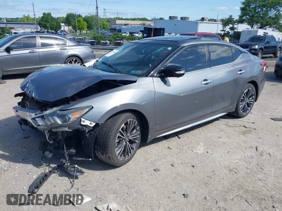 ✅ 2018 Nissan Maxima SV • VIN: 1N4AA6AP2JC385535 • Lot: 42299100. Listed on IAAI with 81,431 mi. Free auction sales archive from the USA and detailed vehicle history report at DreamBid. Image 23.