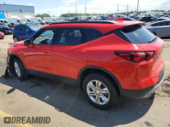 2021 Chevrolet Blazer LT with VIN 3GNKBCRS8MS544826, listed as a Copart auction lot 65619744 with 39,704 mi miles and Clean title. Bid and sale history available at DreamBid. Image 2.