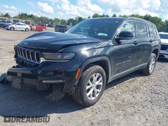 ✅ 2022 Jeep Grand Cherokee Limited • VIN: 1C4RJKBG7N8599286 • Lot: 43107691. Wystawiony na IAAI z przebiegiem 75 777 mil. Bezpłatny archiwum sprzedaży aukcyjnych z USA i szczegółowy raport historii pojazdu na DreamBid. Zdjęcie 2.