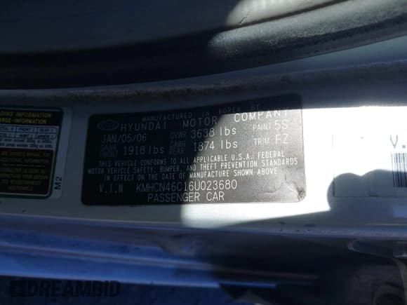 ✅ 2006 Hyundai Accent GLS • VIN: KMHCN46C16U023680 • Лот: 41253207. Опубликован ранее на IAAI с пробегом 157 398 миль. Бесплатный доступ к архиву аукционных продаж из США и подробный отчёт об истории автомобиля на DreamBid. Изображение 9.