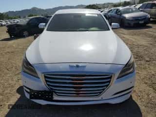 2016 Hyundai Genesis 3.8L with VIN KMHGN4JE2GU125498, listed as a Copart auction lot 54595884 with 83,598 mi miles and Salvage title. Bid and sale history available at DreamBid. Image 5.