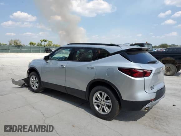 ✅ 2021 Chevrolet Blazer LT • VIN: 3GNKBCRS6MS518791 • Лот: 81416455. Размещён на Copart с пробегом 55 489 миль миль. Получите бесплатный доступ к архиву аукционных продаж из США и посмотрите подробный отчёт об истории автомобиля на DreamBid. Изображение 2.