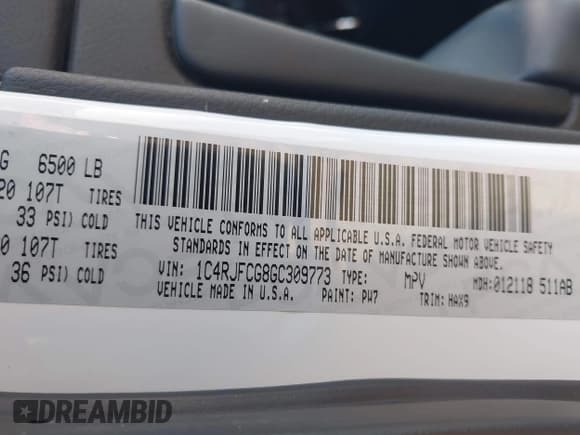 ✅ 2016 Jeep Grand Cherokee Overland • VIN: 1C4RJFCG8GC309773 • Lot: 42761220. Wystawiony na IAAI z przebiegiem 126 071 mil. Bezpłatny archiwum sprzedaży aukcyjnych z USA i szczegółowy raport historii pojazdu na DreamBid. Zdjęcie 9.