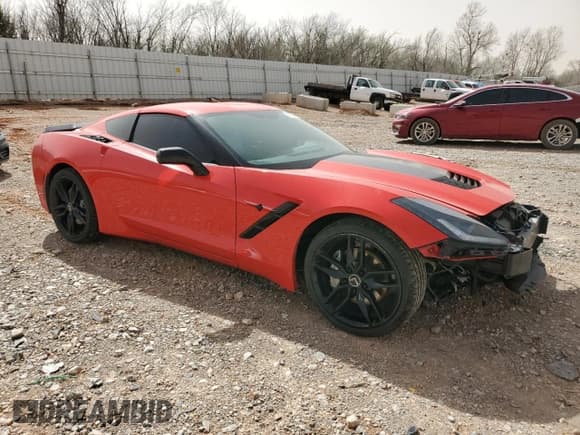 ✅ 2015 Chevrolet Corvette 1LT • VIN: 1G1YA2D74F5117037 • Lot: 49231505. Listed on Copart with 50,488 mi. Free auction sales archive from the USA and detailed vehicle history report at DreamBid. Image 4.
