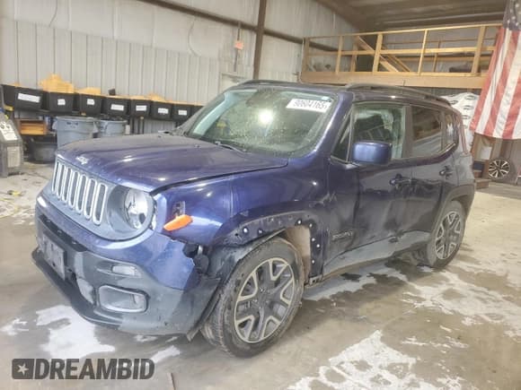 ✅ 2018 Jeep Renegade Latitude • VIN: ZACCJABB2JPG74242 • Лот: 90604165. Опубликован ранее на Copart с пробегом 234 064 миль. Бесплатный доступ к архиву аукционных продаж из США и подробный отчёт об истории автомобиля на DreamBid. Изображение 1.