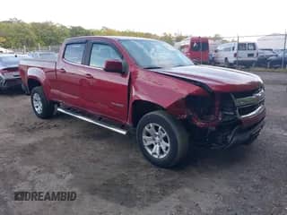 2019 Chevrolet Colorado 4WD LT с VIN 1GCGTCENXK1102429, выставлен на аукционе IAAI как лот 43367648 с пробегом 43 773 миль миль и . История ставок и продаж доступна на DreamBid. Изображение 1.