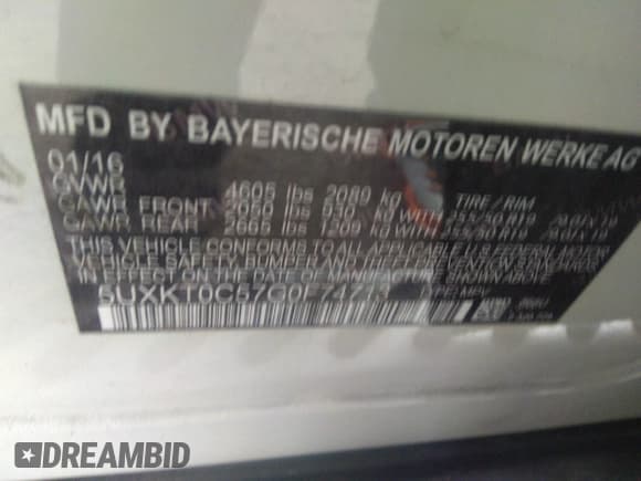 ✅ 2016 BMW X5 xDrive40e • VIN: 5UXKT0C51G0F75436 • Lot: 34519382. Wystawiony na IAAI z przebiegiem Nie podano. Bezpłatny archiwum sprzedaży aukcyjnych z USA i szczegółowy raport historii pojazdu na DreamBid. Zdjęcie 9.