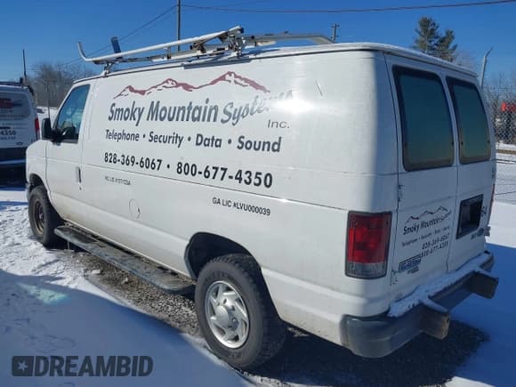 ✅ 2013 Ford Econoline Cargo Commercial • VIN: 1FTNE2EW5DDA25524 • Lot: 41208957. Listed on IAAI with 148,921 mi. Free auction sales archive from the USA and detailed vehicle history report at DreamBid. Image 3.