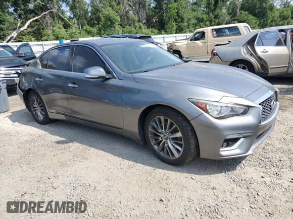 ✅ 2020 Infiniti Q50 Pure • VIN: JN1EV7AP5LM201002 • Lot: 55968825. Listed on Copart with 110,304 mi. Free auction sales archive from the USA and detailed vehicle history report at DreamBid. Image 4.