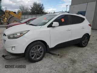 2015 Hyundai Tucson SE with VIN KM8JU3AG9FU051418, listed as a Copart auction lot 44110684 with 129,917 mi miles and . Bid and sale history available at DreamBid. Image 1.