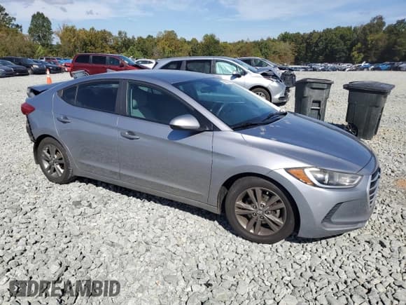 ✅ 2017 Hyundai Elantra Value Edition • VIN: 5NPD84LF4HH067636 • Lot: 82329365. Listed on Copart with 74,960 mi. Free auction sales archive from the USA and detailed vehicle history report at DreamBid. Image 4.