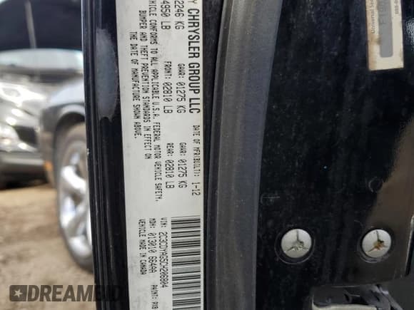 ✅ 2012 Dodge Challenger SXT • VIN: 2C3CDYAG5CH206804 • Lot: 83079794. Wystawiony na Copart z przebiegiem 146 989 mil. Bezpłatny archiwum sprzedaży aukcyjnych z USA i szczegółowy raport historii pojazdu na DreamBid. Zdjęcie 12.