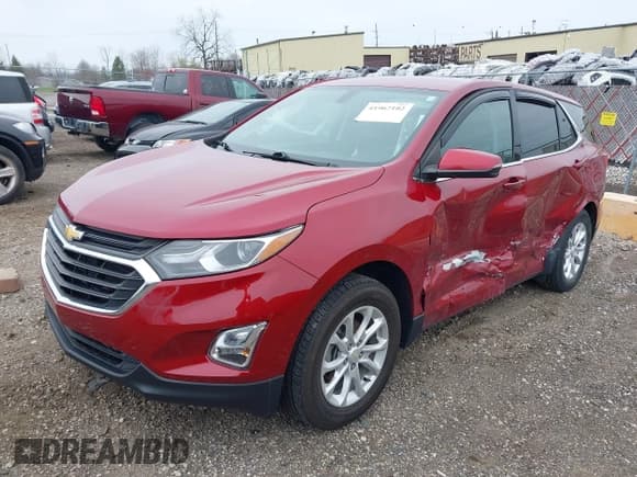 ✅ 2018 Chevrolet Equinox LT • VIN: 3GNAXJEV1JS554921 • Lot: 41967102. Listed on IAAI with 75,553 mi. Free auction sales archive from the USA and detailed vehicle history report at DreamBid. Image 17.