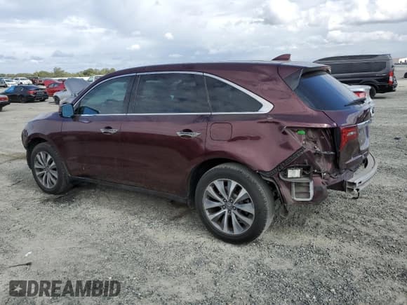 ✅ 2014 Acura MDX Technology • VIN: 5FRYD3H44EB001594 • Lot: 82285665. Wystawiony na Copart z przebiegiem 121 284 mil. Bezpłatny archiwum sprzedaży aukcyjnych z USA i szczegółowy raport historii pojazdu na DreamBid. Zdjęcie 2.