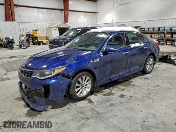 ✅ 2018 Kia Optima LX • VIN: 5XXGT4L37JG242724 • Lot: 95152445. Listed on Copart with 147,767 mi. Free auction sales archive from the USA and detailed vehicle history report at DreamBid. Image 1.