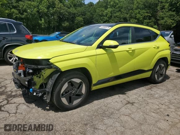 ✅ 2024 Hyundai Kona Limited • VIN: KM8HE3A69RU016112 • Лот: 63080575. Опубликован ранее на Copart с пробегом 5 323 миль. Бесплатный доступ к архиву аукционных продаж из США и подробный отчёт об истории автомобиля на DreamBid. Изображение 1.