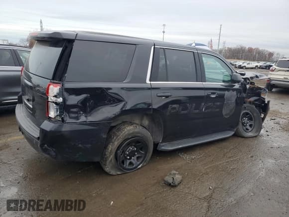 ✅ 2020 Chevrolet Tahoe Commercial • VIN: 1GNSKDEC4LR190017 • Lot: 92286015. Listed on Copart with 94,673 mi. Free auction sales archive from the USA and detailed vehicle history report at DreamBid. Image 3.