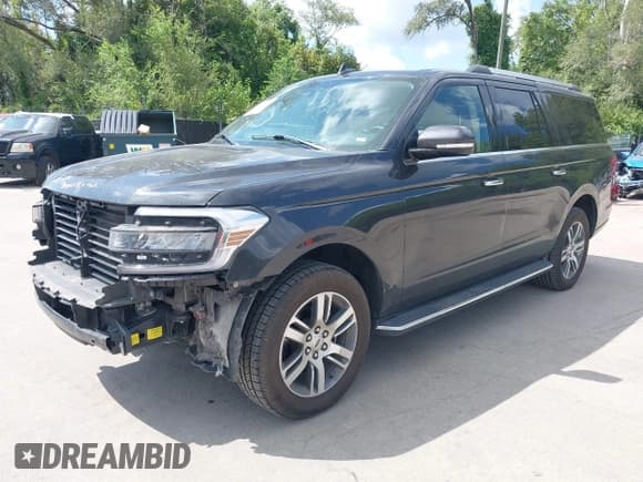 ✅ 2023 Ford Expedition Max Limited • VIN: 1FMJK1K82PEA15230 • Lot: 43034787. Listed on IAAI with 71,347 mi. Free auction sales archive from the USA and detailed vehicle history report at DreamBid. Image 2.