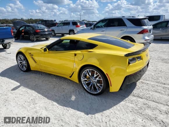 2016 Chevrolet Corvette Z06 3LZ with VIN 1G1YT2D61G5606286, listed as a Copart auction lot 77848104 with Not provided miles and Non repairable. Bid and sale history available at DreamBid. Image 2.