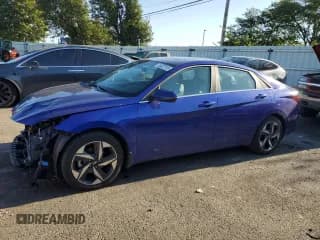 ✅ 2023 Hyundai Elantra Limited • VIN: KMHLP4AG1PU493939 • Lot: 72022115. Listed on Copart with 26,647 mi. Free auction sales archive from the USA and detailed vehicle history report at DreamBid. Image 1.