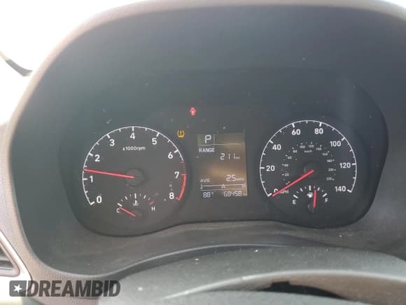 ✅ 2019 Hyundai Accent SEL • VIN: 3KPC24A38KE039940 • Lot: 81010215. Listed on Copart with 68,458 mi. Free auction sales archive from the USA and detailed vehicle history report at DreamBid. Image 9.