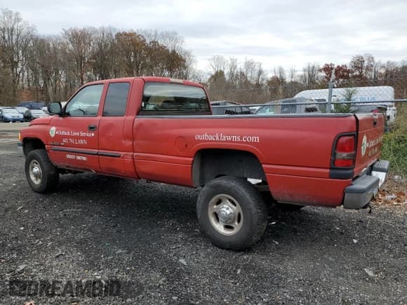 ✅ 2001 Dodge 2500 • VIN: 3B7KF23Z91G819745 • Lot: 92161415. Wystawiony na Copart z przebiegiem 188 021 mil. Bezpłatny archiwum sprzedaży aukcyjnych z USA i szczegółowy raport historii pojazdu na DreamBid. Zdjęcie 2.