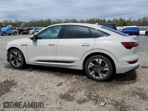 ✅ 2022 Audi e-tron Sportback S line Premium • VIN: WA11AAGE3NB007247 • Lot: 53697485. Wystawiony na Copart z przebiegiem 19 134 mil. Bezpłatny archiwum sprzedaży aukcyjnych z USA i szczegółowy raport historii pojazdu na DreamBid. Zdjęcie 2.