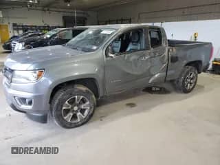 2018 Chevrolet Colorado 4WD Z71 with VIN 1GCHTDENXJ1143331, listed as a Copart auction lot 82534604 with 96,846 mi miles and Salvage title. Bid and sale history available at DreamBid. Image 1.