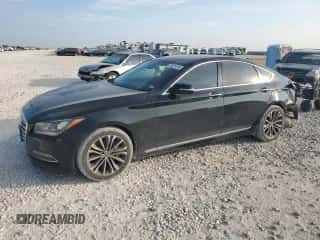 2016 Hyundai Genesis 3.8L with VIN KMHGN4JE9GU140676, listed as a Copart auction lot 68606184 with 135,322 mi miles and Salvage title. Bid and sale history available at DreamBid. Image 1.