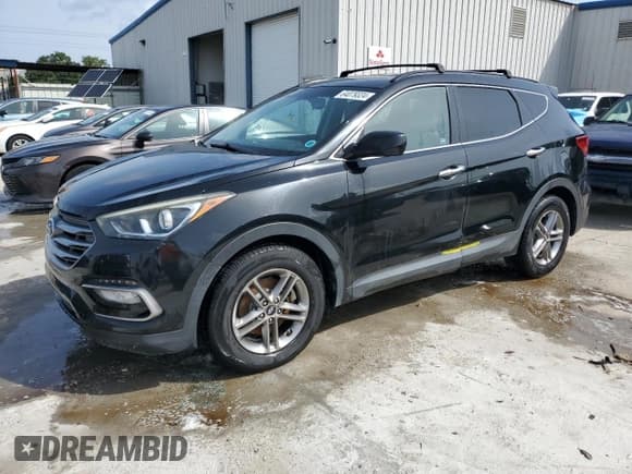 ✅ 2017 Hyundai Santa Fe 2.4L • VIN: 5NMZU3LBXHH016664 • Лот: 64079324. Опубликован ранее на Copart с пробегом 99 050 миль. Бесплатный доступ к архиву аукционных продаж из США и подробный отчёт об истории автомобиля на DreamBid. Изображение 1.