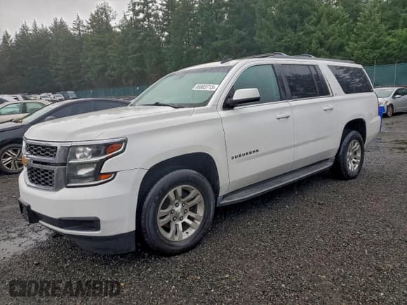 ✅ 2015 Chevrolet Suburban LT • VIN: 1GNSCJKC5FR547466 • Lot: 95803715. Listed on Copart with 167,557 mi. Free auction sales archive from the USA and detailed vehicle history report at DreamBid. Image 1.