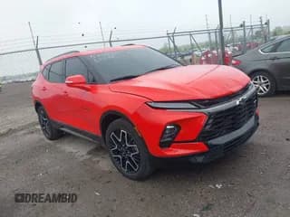 ✅ 2023 Chevrolet Blazer RS • VIN: 3GNKBKRS8PS155103 • Lot: 42231530. Wystawiony na IAAI z przebiegiem 21 751 mil. Bezpłatny archiwum sprzedaży aukcyjnych z USA i szczegółowy raport historii pojazdu na DreamBid. Zdjęcie 1.