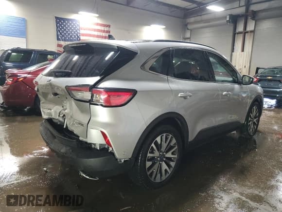 ✅ 2020 Ford Escape Titanium Hybrid • VIN: 1FMCU9DZ6LUB39475 • Lot: 50159215. Listed on Copart with 76,496 mi. Free auction sales archive from the USA and detailed vehicle history report at DreamBid. Image 3.