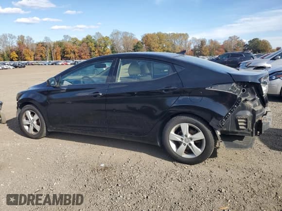 ✅ 2013 Hyundai Elantra GLS • VIN: KMHDH4AEXDU750754 • Lot: 90141405. Listed on Copart with 125,915 mi. Free auction sales archive from the USA and detailed vehicle history report at DreamBid. Image 2.