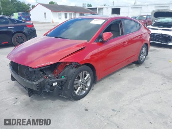 ✅ 2018 Hyundai Elantra Limited • VIN: 5NPD84LF6JH309042 • Lot: 41951054. Listed on IAAI with 142,344 mi. Free auction sales archive from the USA and detailed vehicle history report at DreamBid. Image 2.