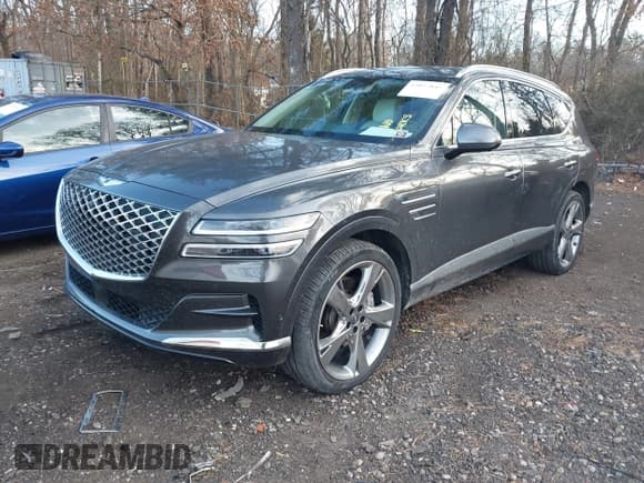 ✅ 2023 Genesis GV80 • VIN: KMUHBDSB4PU120595 • Lot: 43857842. Wystawiony na IAAI z przebiegiem 17 480 mil. Bezpłatny archiwum sprzedaży aukcyjnych z USA i szczegółowy raport historii pojazdu na DreamBid. Zdjęcie 2.