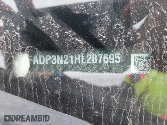 ✅ 2017 Ford Focus Titanium • VIN: 1FADP3N21HL287695 • Lot: 43504177. Listed on IAAI with 57,599 mi. Free auction sales archive from the USA and detailed vehicle history report at DreamBid. Image 9.