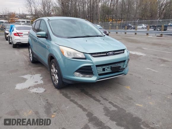 ✅ 2013 Ford Escape SEL • VIN: 1FMCU9HX1DUC32138 • Lot: 41864067. Listed on IAAI with 183,725 mi. Free auction sales archive from the USA and detailed vehicle history report at DreamBid. Image 1.