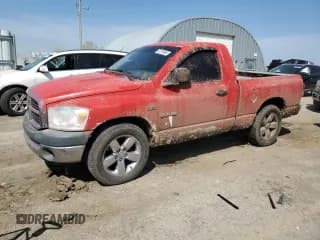 ✅ 2008 Dodge 1500 ST • VIN: 1D7HA16208J157134 • Лот: 52518685. Опубликован ранее на Copart с пробегом 189 301 миль. Бесплатный доступ к архиву аукционных продаж из США и подробный отчёт об истории автомобиля на DreamBid. Изображение 1.