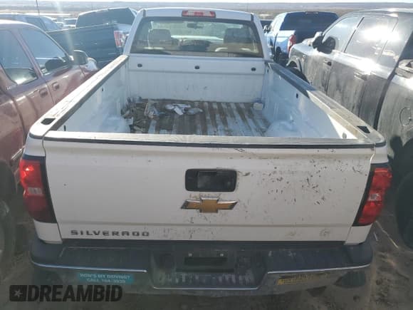 ✅ 2017 Chevrolet Silverado 1500 • VIN: 1GC0CUEY5HZ273584 • Лот: 46923355. Опубликован ранее на Copart с пробегом Не указан. Бесплатный доступ к архиву аукционных продаж из США и подробный отчёт об истории автомобиля на DreamBid. Изображение 6.