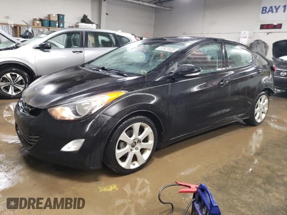 ✅ 2013 Hyundai Elantra GLS • VIN: 5NPDH4AE7DH341092 • Lot: 87521525. Listed on Copart with 126,457 mi. Free auction sales archive from the USA and detailed vehicle history report at DreamBid. Image 1.
